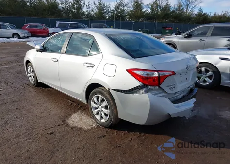 2014 Toyota Corolla Le из США, поврежденный, VIN 2T1BURHE6EC212481